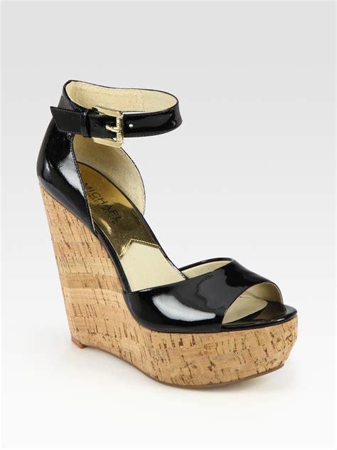 michael kors cork sandals|Michael Kors closed toe sandals.